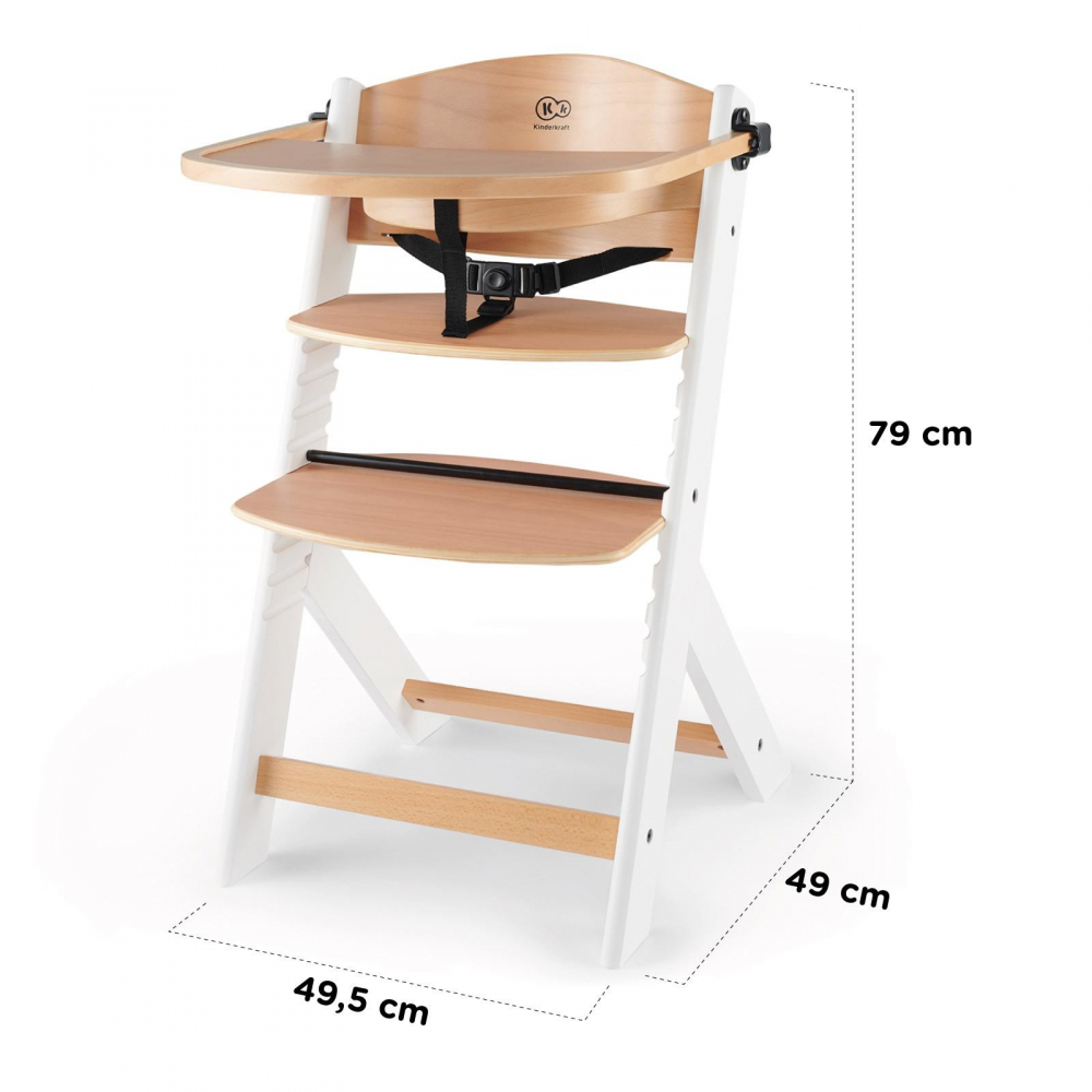Scaun 3 în 1 Kinderkraft Enock Wooden - imagine 4