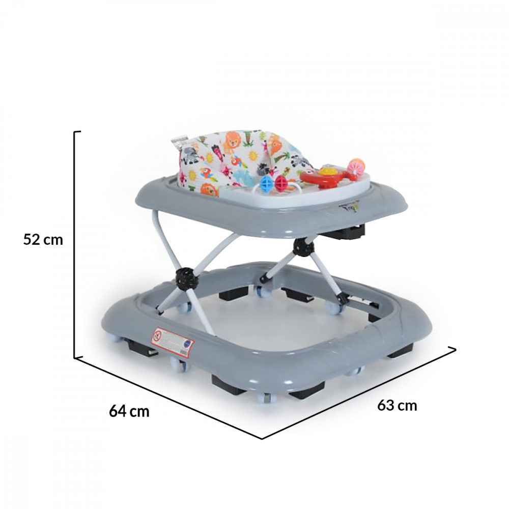 Premergător Moni Jungle Grey cu Panou Interactiv - imagine 7