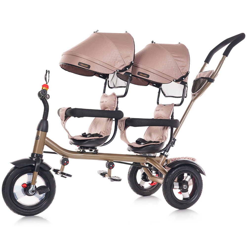 Tricicleta Gemeni Chipolino 2Play Golden Beige