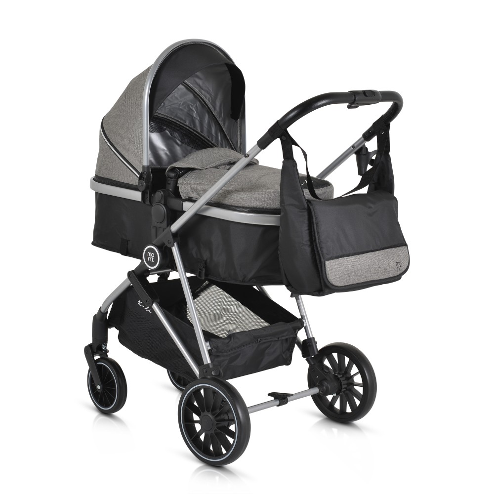 Carucior 2in1 Moni Kali Grey, Husa Picioare