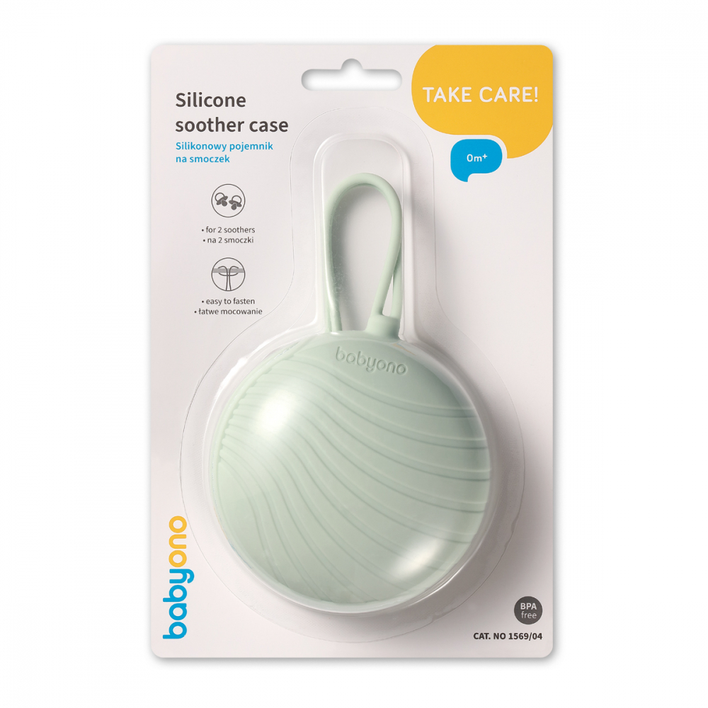 Husă Silicon Protecție Suzeță Babyono Verde - imagine 3