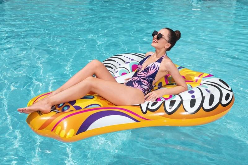 Relaxare la Piscina cu Saltea Bestway, 183x153 cm