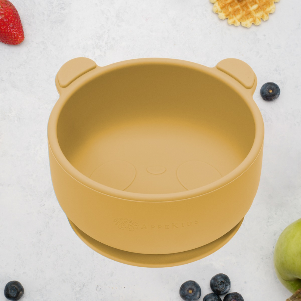 Bol Silicon cu Ventuza AppeKids Little Bear - imagine 6