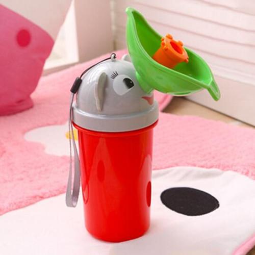 Pisoar Little Mom Red, Portabil cu Sistem Anticurgere - imagine 6