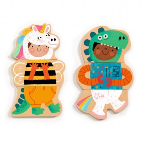 Djeco Joc Magnetic Animale Costumate - imagine 3