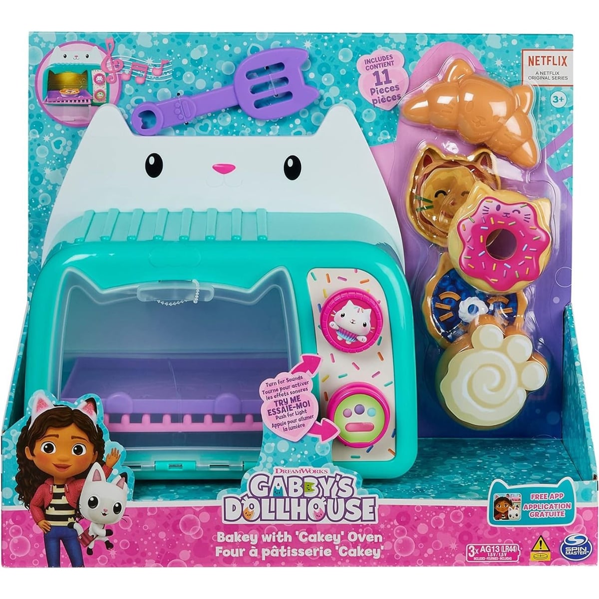 Cuptor Gabby's Dollhouse Cakey cu Lumini și Sunete