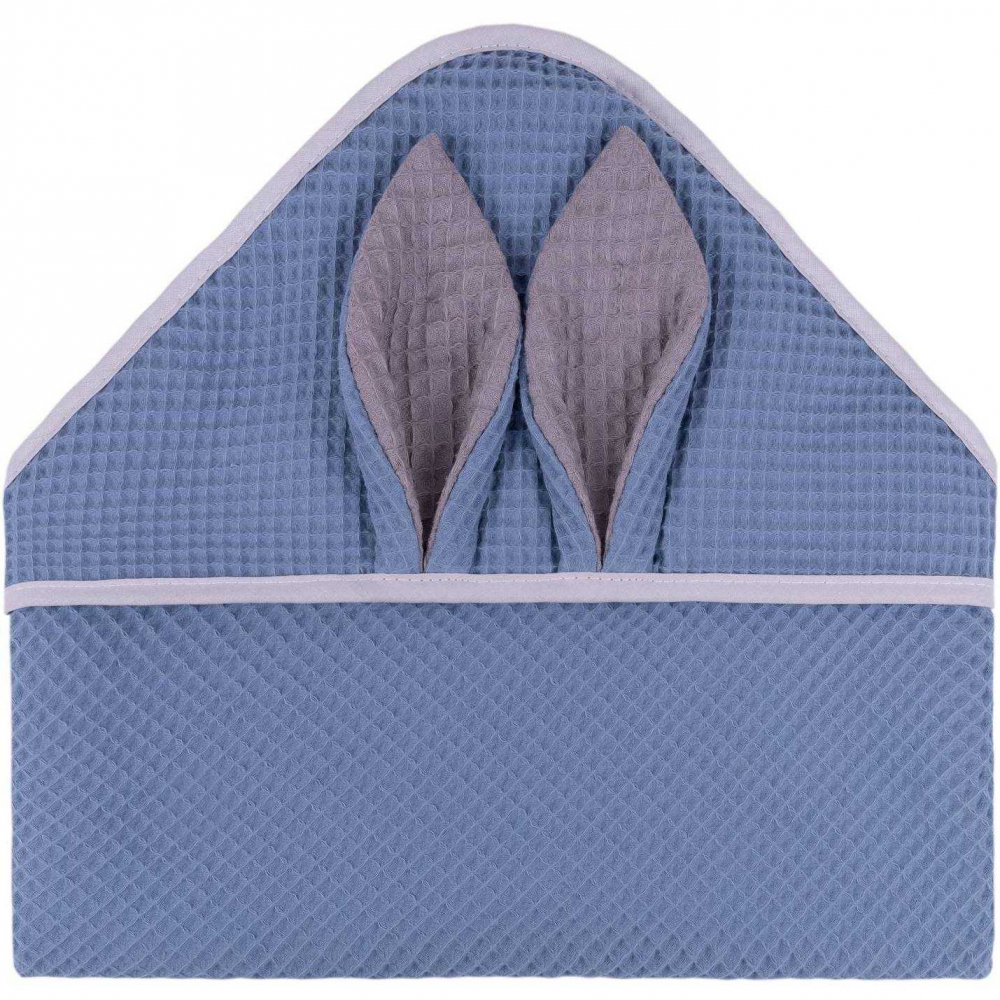 Prosop baie Infantilo Waffle Bunny cu gluga - imagine 2