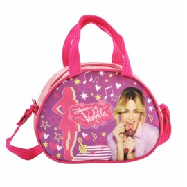 Geanta Violetta Icon Star Coriex cu Textura Sclipitoare