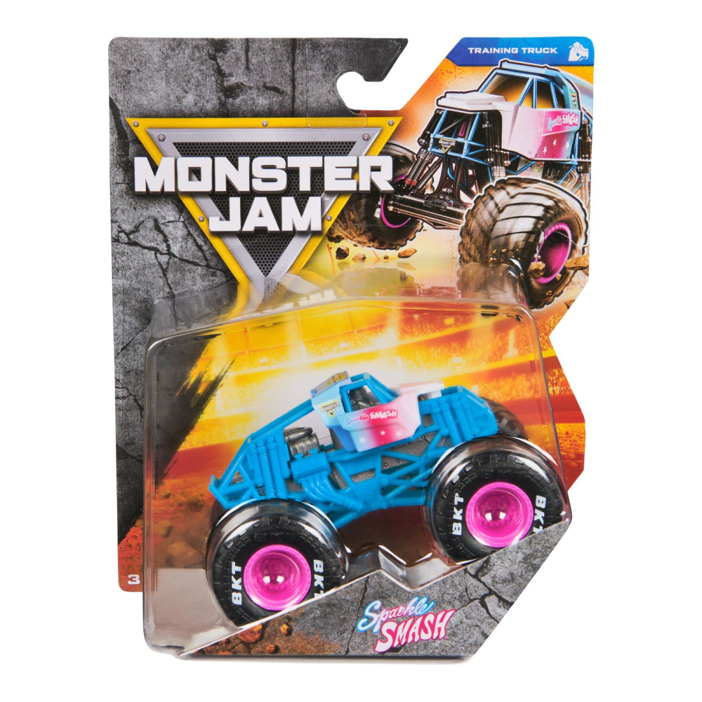 Monster Jam Sparkle Smash Metalic 1:64 Spin Master