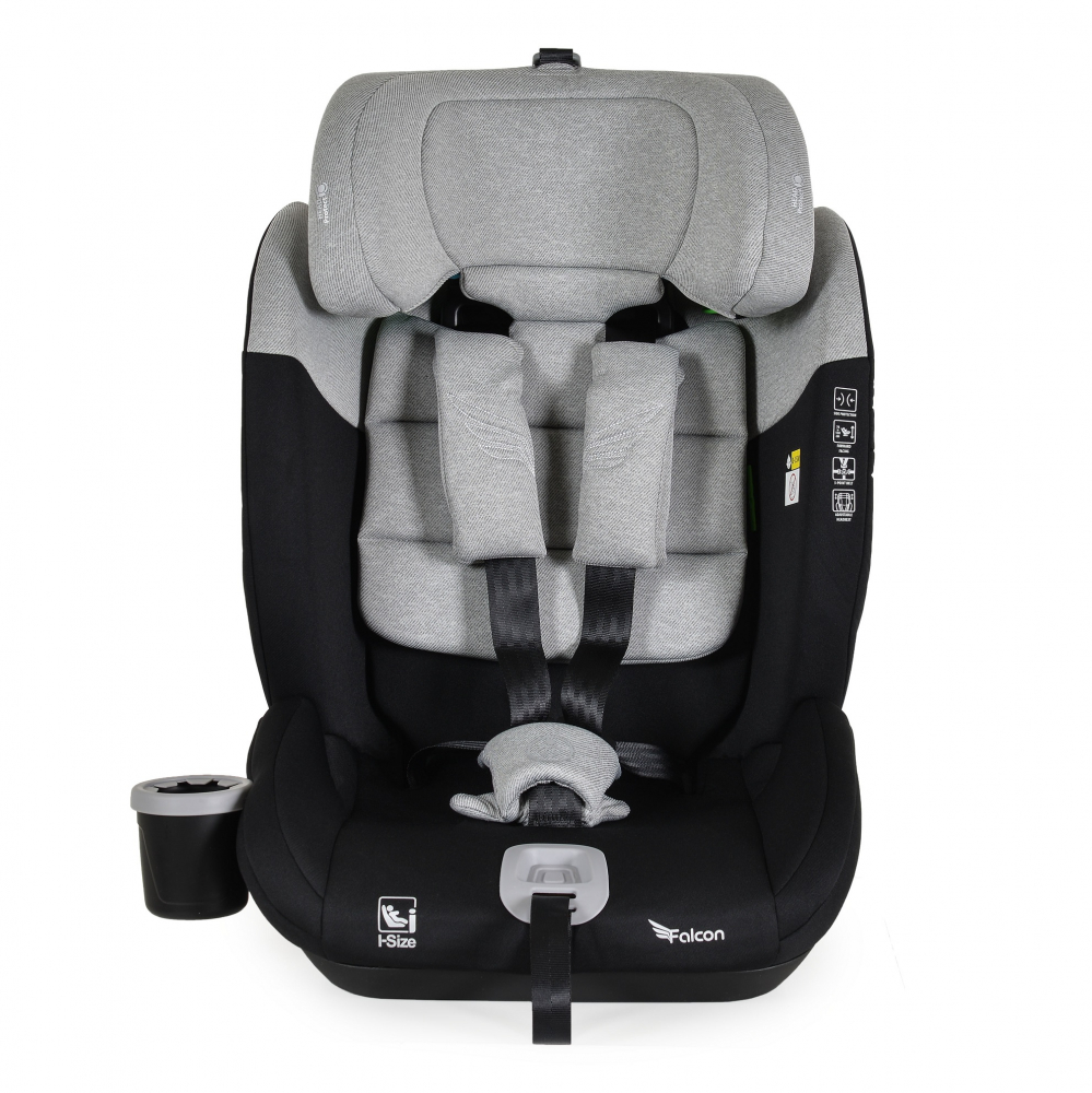 Scaun Cangaroo Falcon I-Size R129 Grey - imagine 2