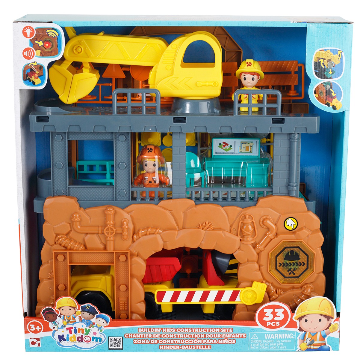 Set Santier Constructii Tiny Kiddom - Joaca Interactiva