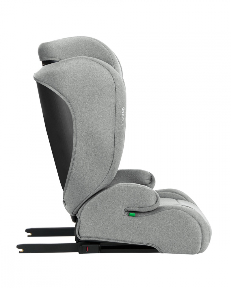 Scaun Auto KikkaBoo i-Stand Isofix, Gri - imagine 4
