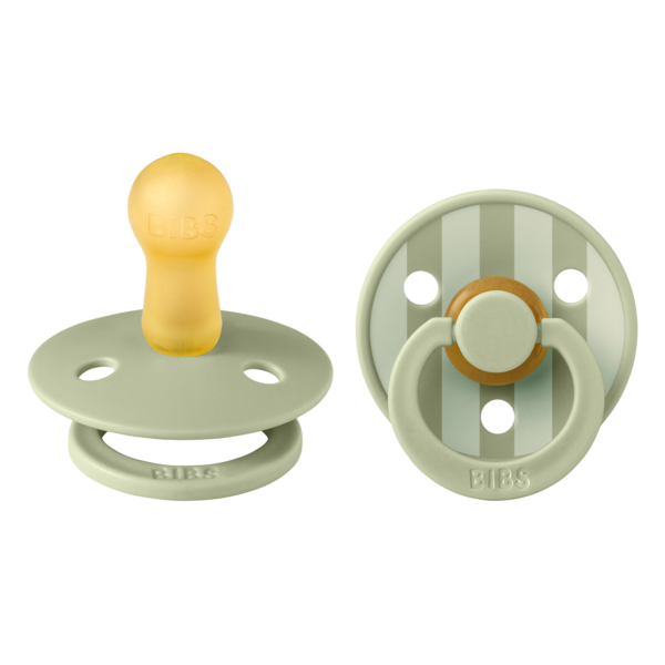 Set 2 Suzete Bibs Colour Stripe, Latex, 6+ - imagine 4