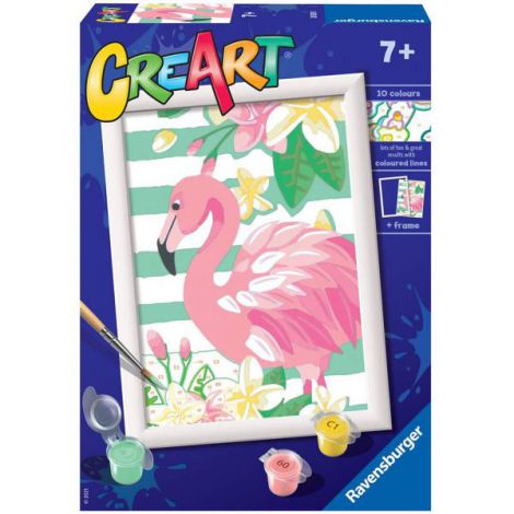 Ravensburger Pictura Flamingo - Desen pe Numere