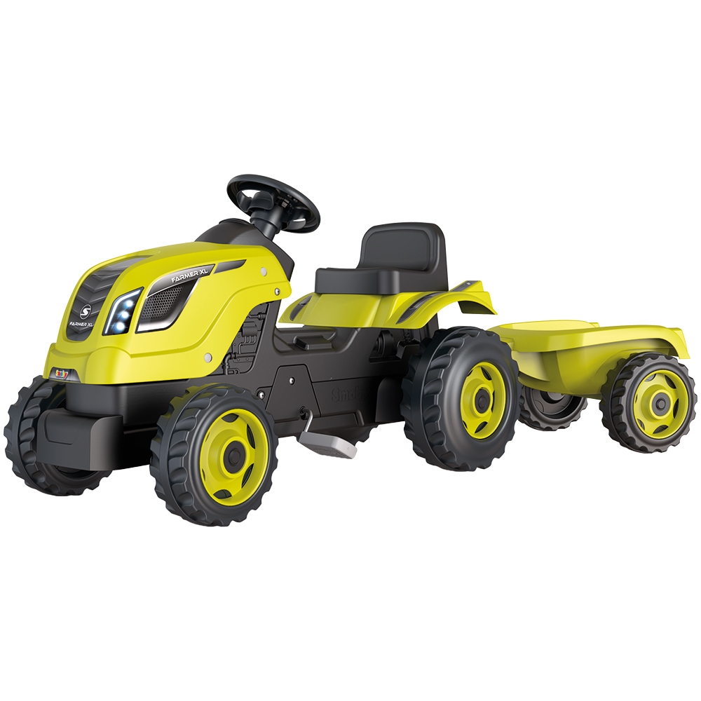 Tractor cu pedale Smoby Farmer XL și remorcă - imagine 8