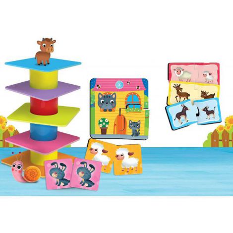 Joc Logica 4-in-1 Lisciani Animalute - imagine 3