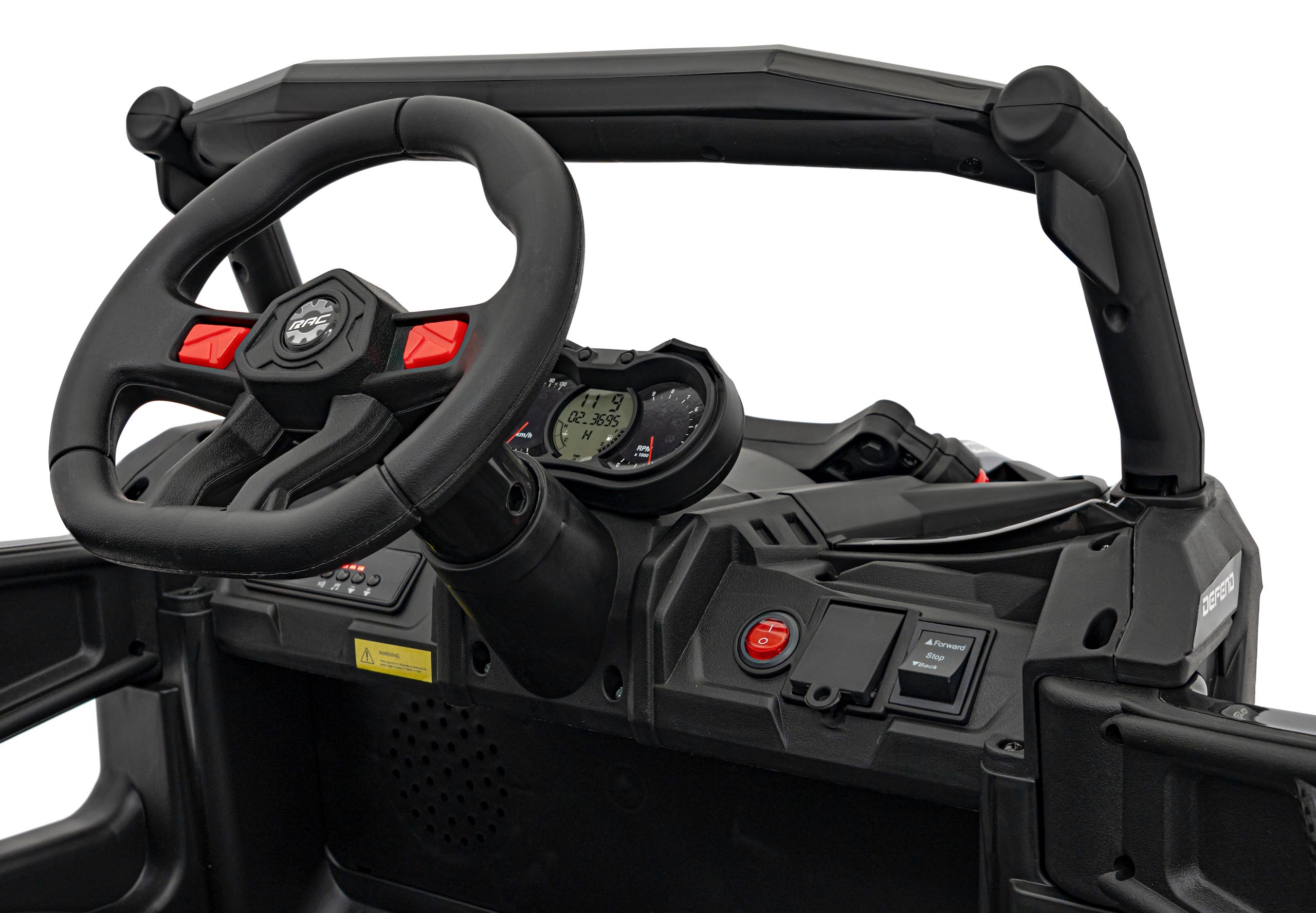 UTV Electric DEFEND 4x4 Negru - Autokids - imagine 2