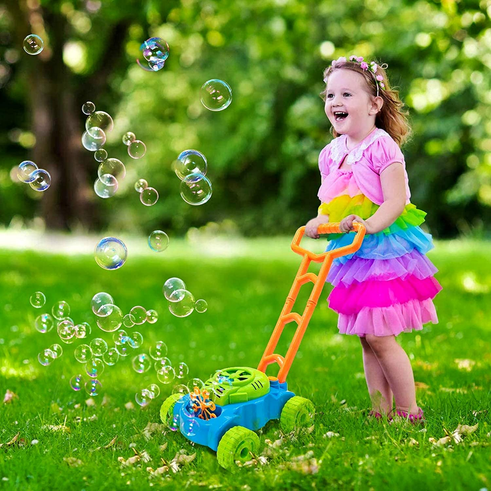 Malplay Masina Tuns Iarba cu Baloane de Sapun - imagine 3