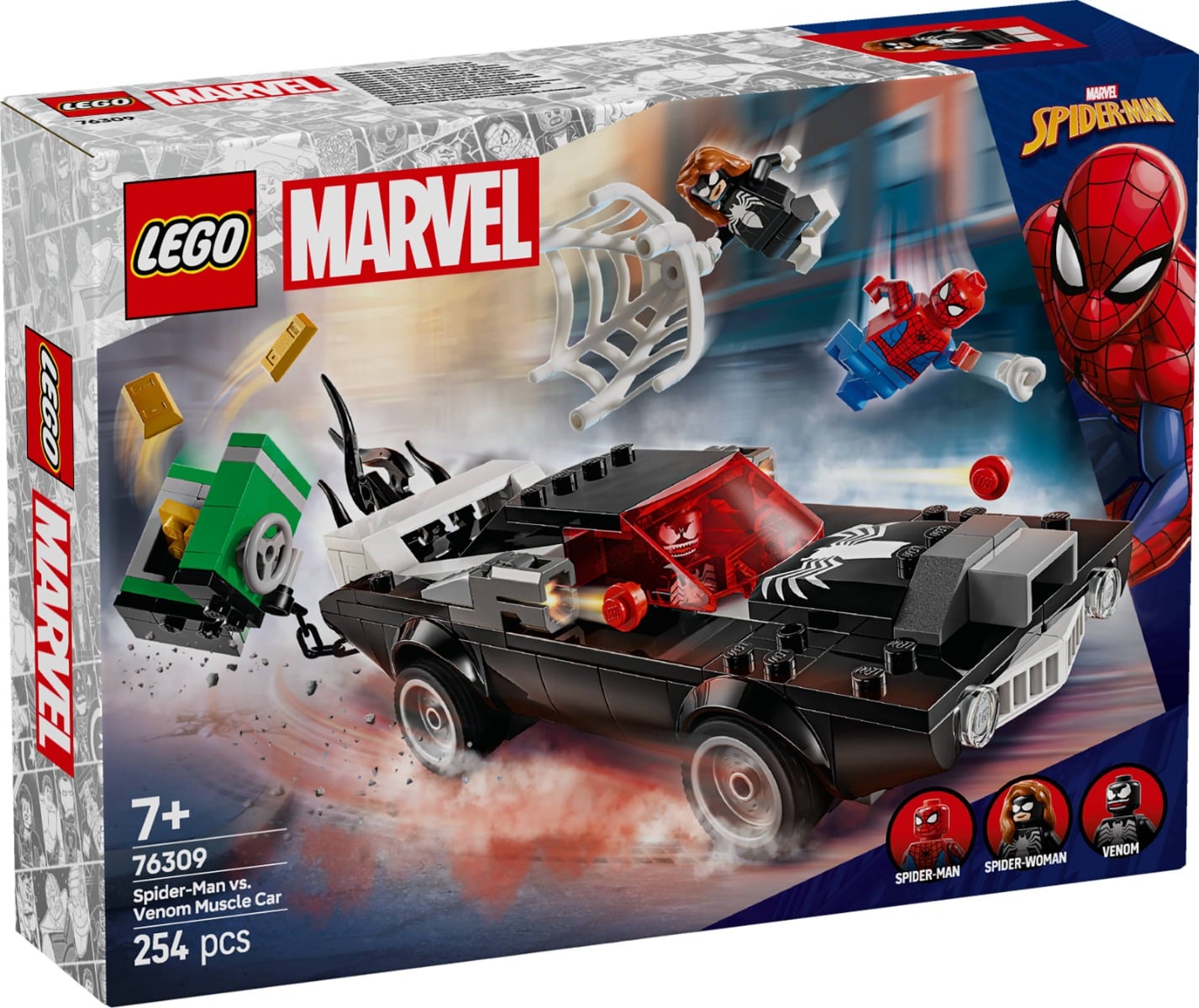 LEGO 76309 Spider-Man vs. Venom Masina Fortoasa