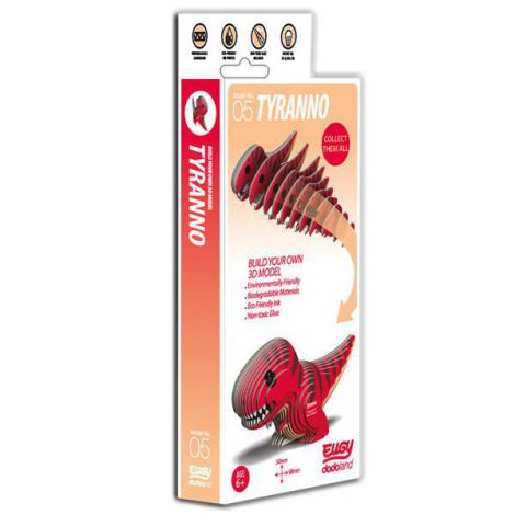 Puzzle 3D T-Rex Brainstorm - Asamblare Ușoară - imagine 10