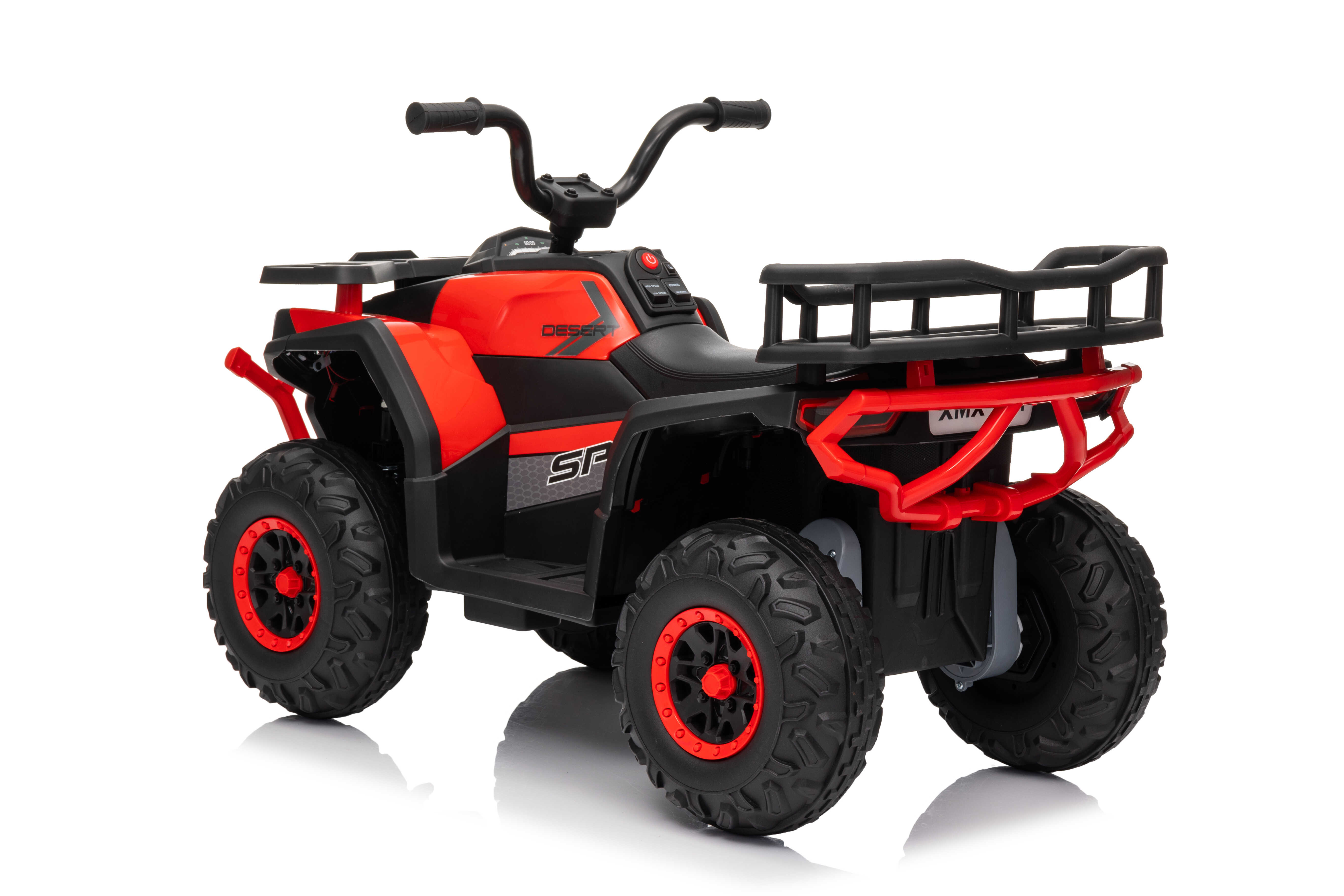 ATV electric pentru copii Mini Desert 12V 4x4 Rosu, telecomanda parentala, Bluetooth - Autokids.ro - imagine 10