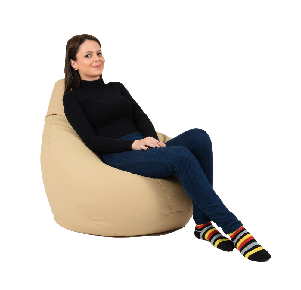 Fotoliu Pufrelax Nirvana Hobbit Black | Confort Maxim - imagine 2