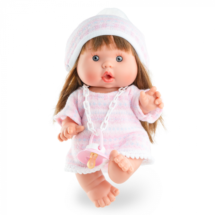 Păpușă Marina & Pau Nina Roz, 26 cm, Parfum Vanilie