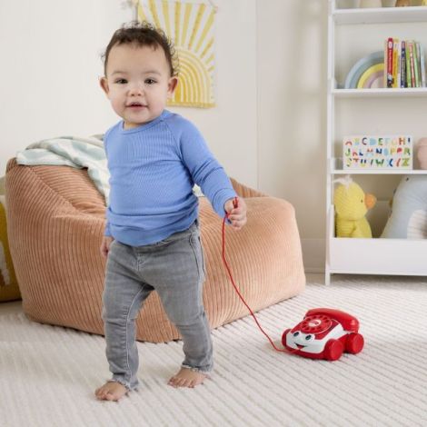Telefon Fisher Price Rosu, Jucarie pentru Mers - imagine 3