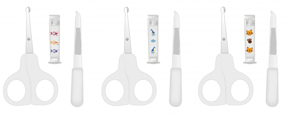 Set Manichiura Minut Baby 3 Piese Sigur - imagine 5