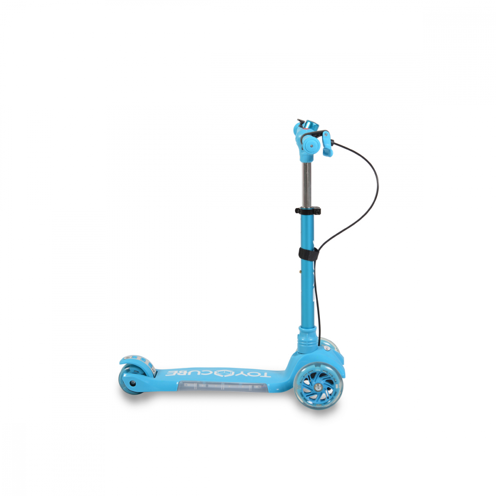 Trotineta Pliabilă LED Byox, cu Muzică și Frână - imagine 4