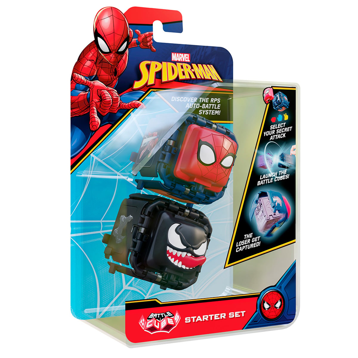 Set Battle Cubes Spiderman vs Venom, Joc Figurine