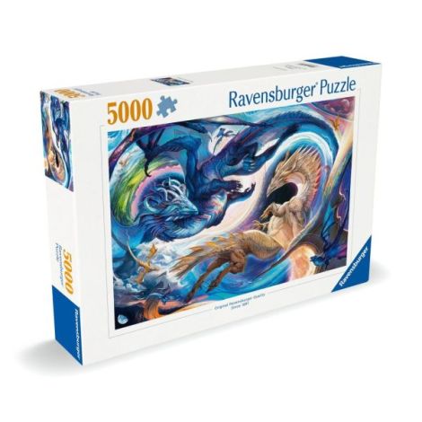Puzzle Dragoni 5000 piese | Provocare Ravensburger - imagine 2