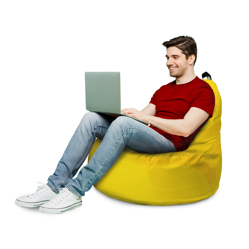 Fotoliu Updeco Puf Galben Big Chill - imagine 3