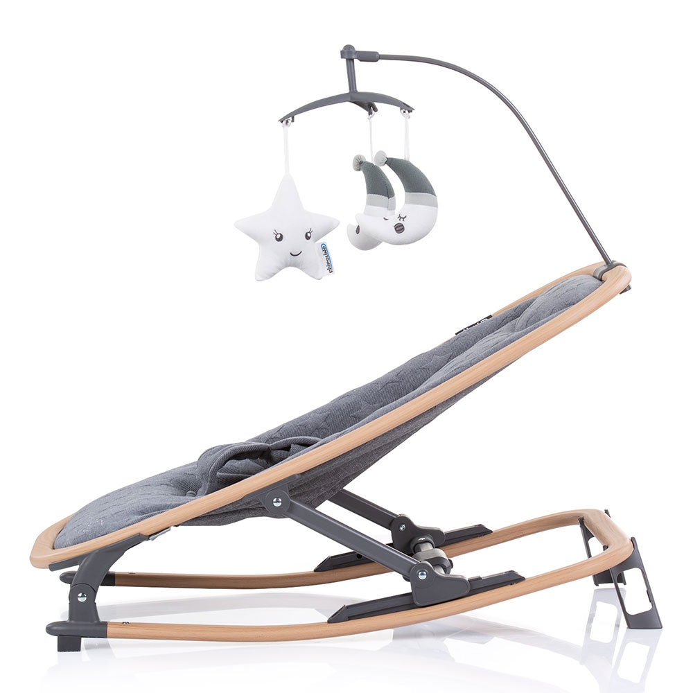 Chipolino Velvet Graphite: Balansoar Bebe Relaxant - imagine 3