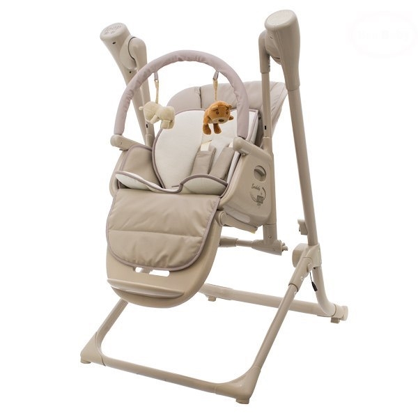 Scaun de masa Eurobaby TY868 cu Leganare, Bej