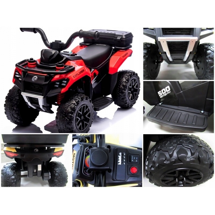 ATV Electric R-Sport J9 Rosu pentru Copii - imagine 5