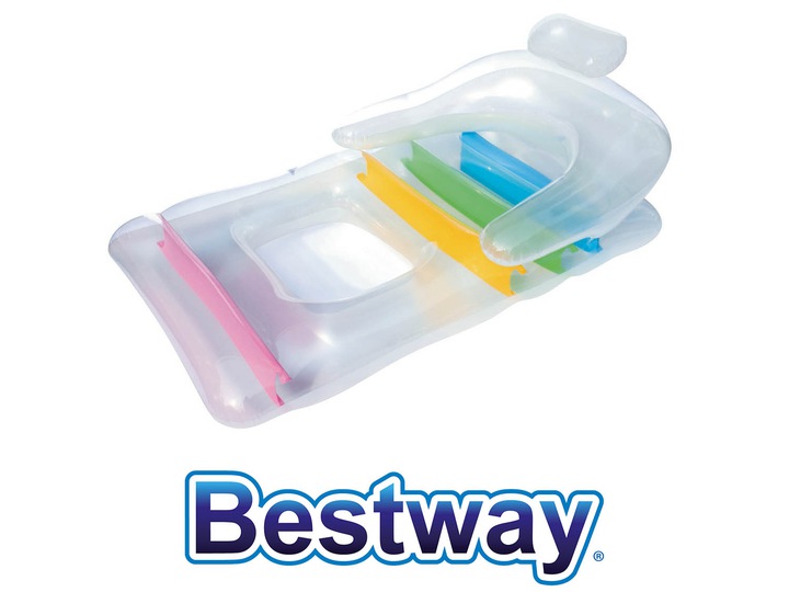 Saltea Gonflabilă Bestway cu Spătar, Multicolor - imagine 2