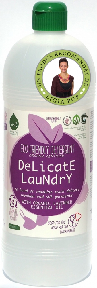 Detergent Delicate Biolu cu Lavandă, 1L
