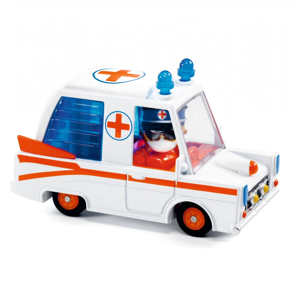 Ambulanta Djeco Hurry Crazy Motors