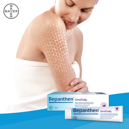 Bepanthen SensiDaily, Crema hidratare, 150ml - imagine 3