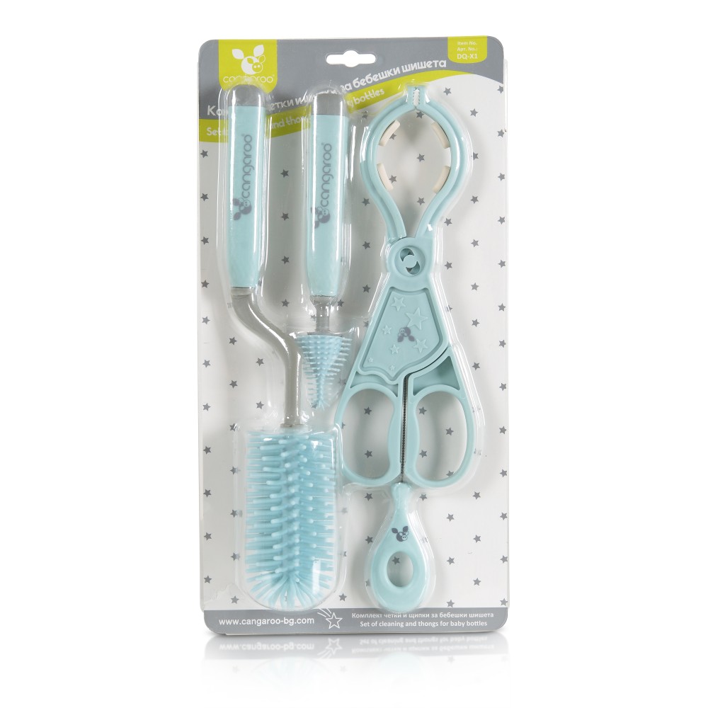 Set Curatare Biberoane Cangaroo Star Blue - imagine 3