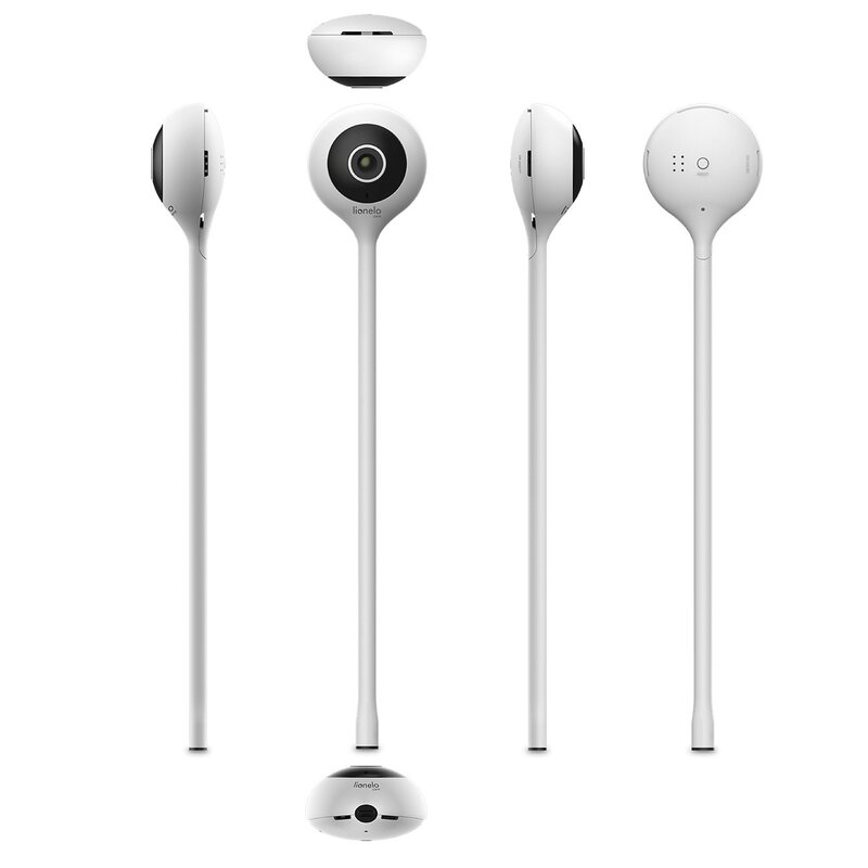 Video Monitor Lionelo Babyline Smart, Alb, Wi-Fi - imagine 3