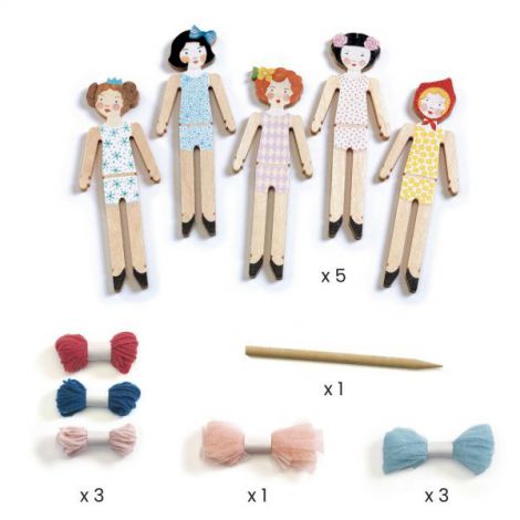 Set DIY Djeco Papusi pentru Vise Senine - imagine 2