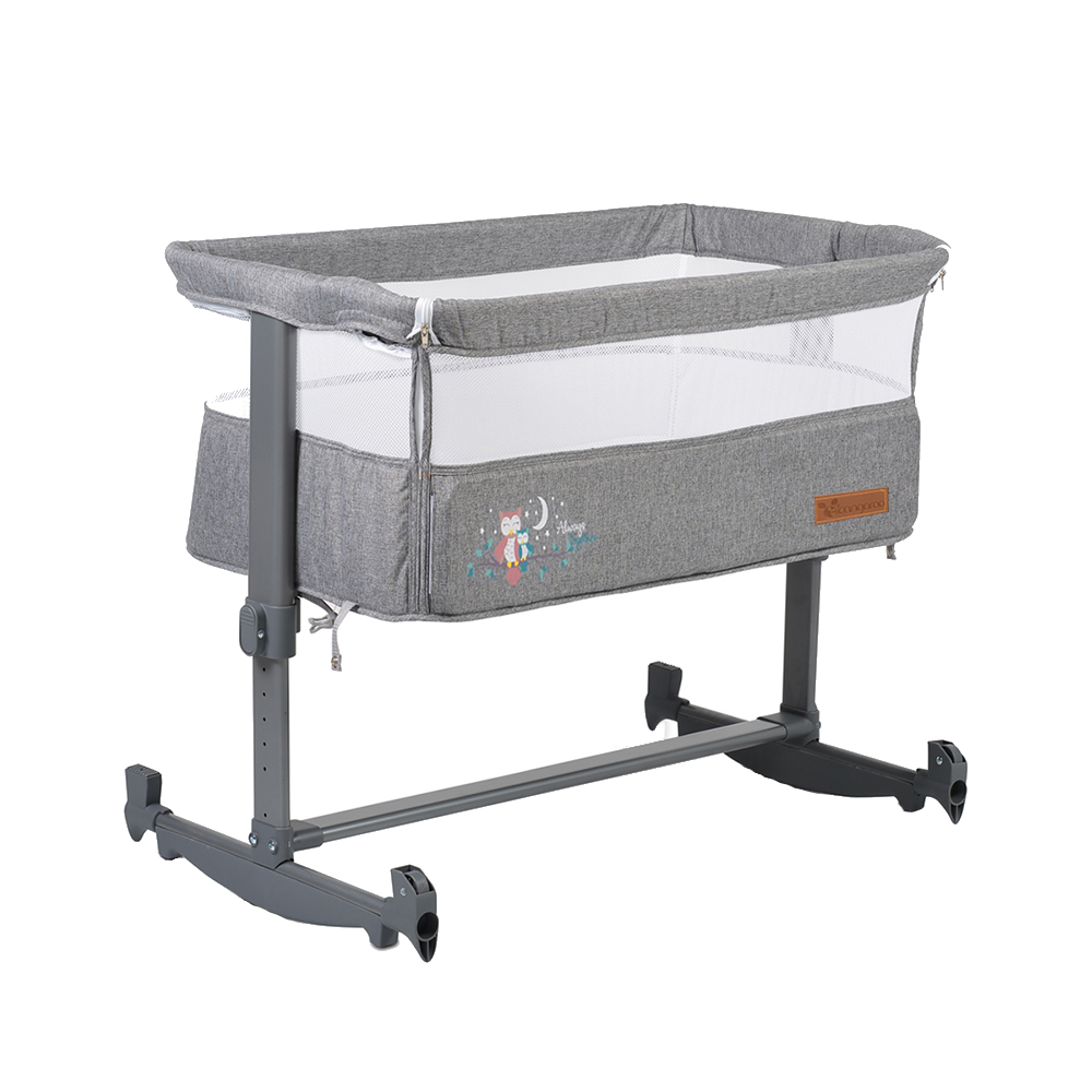 Patut Co-Sleeper Cangaroo Grey, 5 niveluri - imagine 9