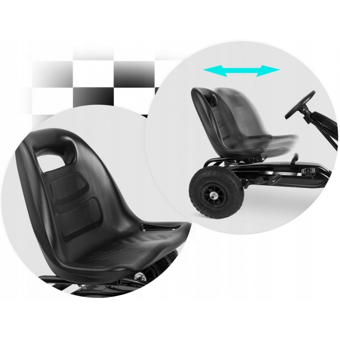 Kart Ricokids RK 590 cu pedale și roți gonflabile