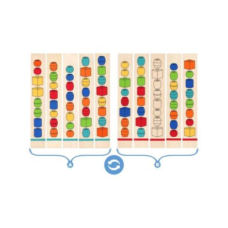 Woodyland Joc Logic Margele Educativ - imagine 3