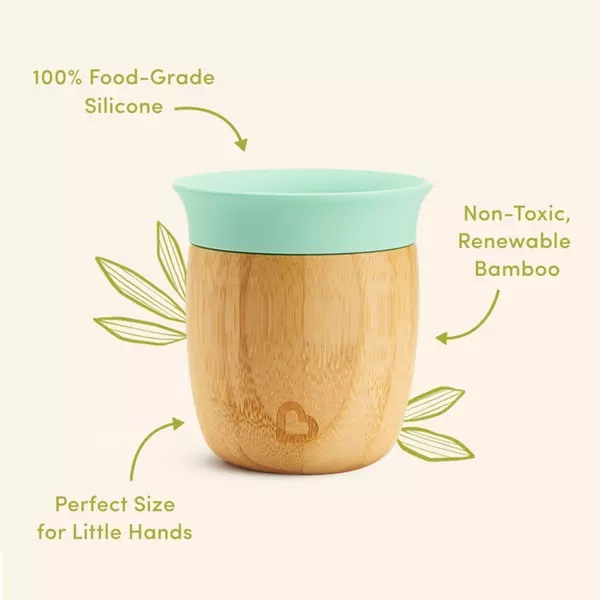 Cana Bambou Munchkin 150ml, Sustenabila 6L+ - imagine 5