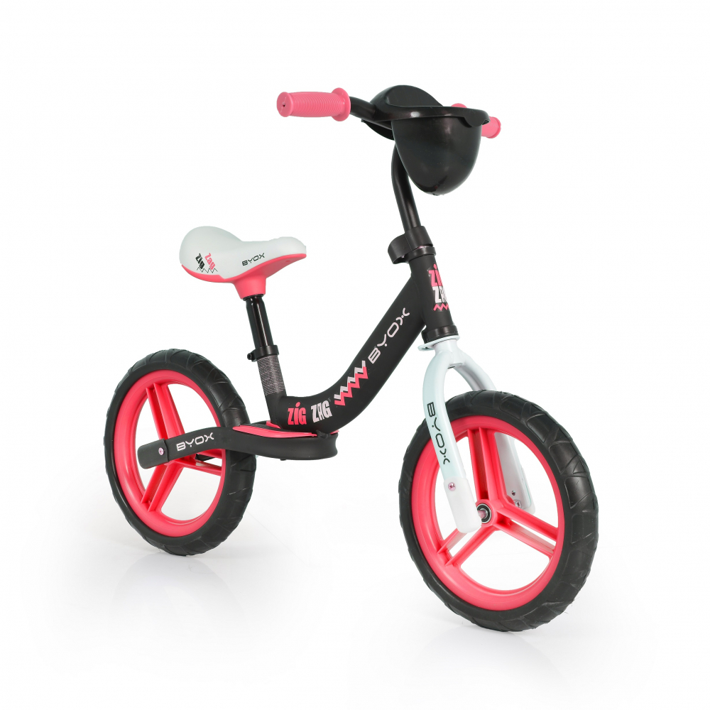 Bicicleta Byox Zig-Zag Red 12 inch, Fără Pedale - imagine 2