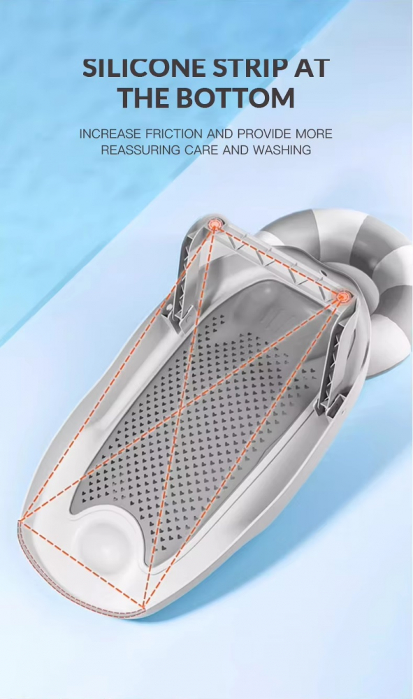 Suport Baie Bebelusi Little Mom - Pliabil & Ergonomic - imagine 10
