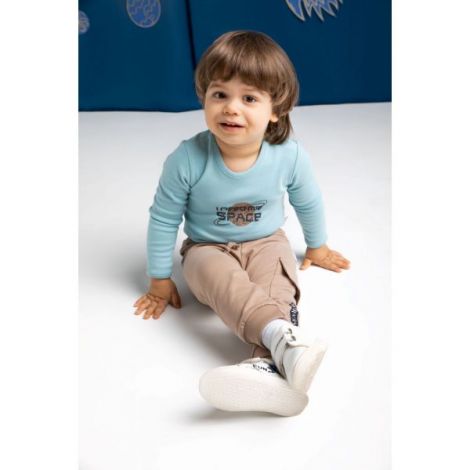 Body Nicol Star Albastru Bumbac 100% Oeko-Tex - imagine 2